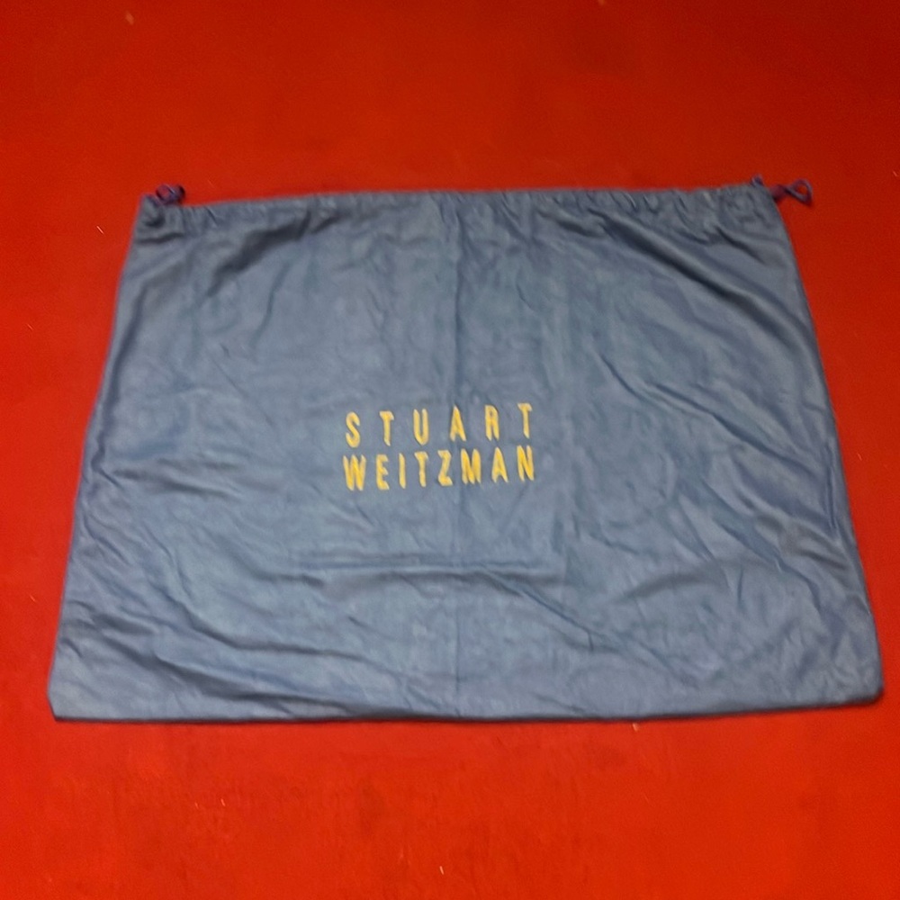 Stuart  Weitzman Blue Shoes  Large Dust Bag 8”W X 15.5”H